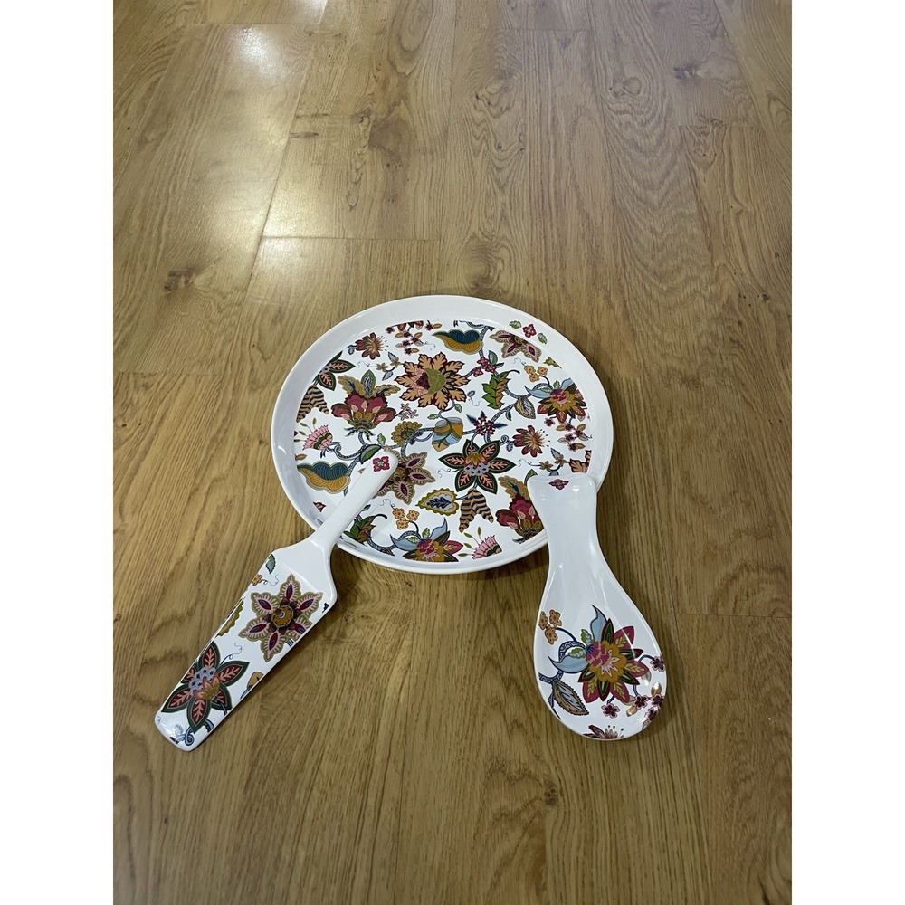 Matilda Jane Ceramic Round Floral Cake‎ Platter